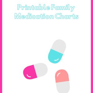 Printable Family Medication Charts