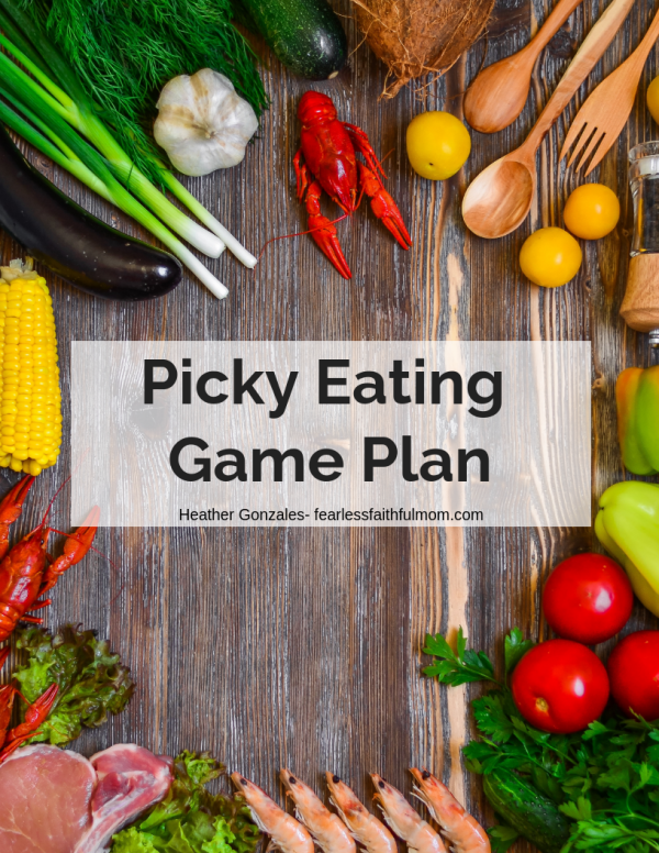 If picky eating has made your dinner table a battleground, use this picky eating game plan to bring peace to your house!