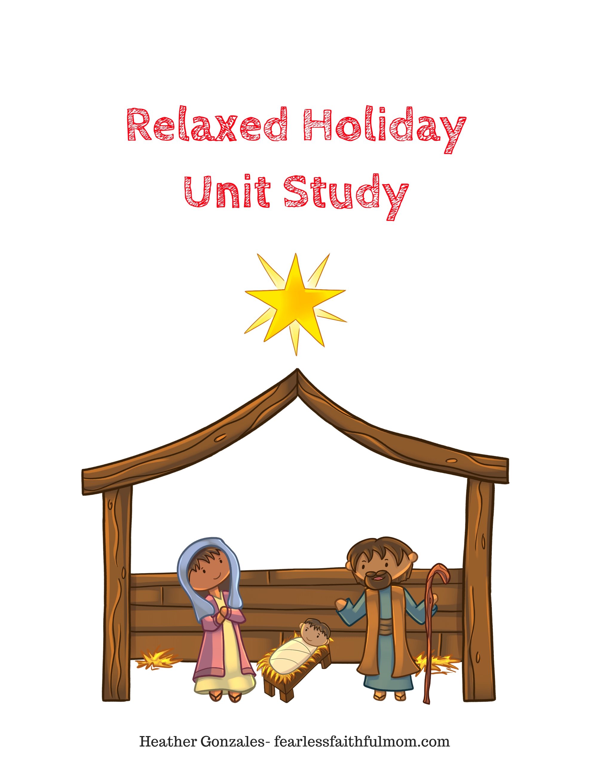 Use this Relaxed Holiday Unit Study to spend your holiday season focusing on the true meaning of the holidays in a laid back way! #holiday #unitstudy #homeschool