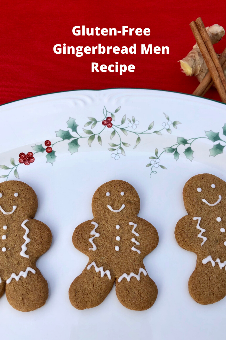 Make sure nobody gets left out this Christmas by using this gluten-free gingerbread men recipe that's naturally free from dairy and eggs! #glutenfree #gingerbread #vegan