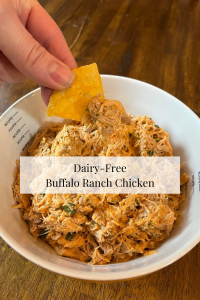 You'll thrill your taste buds when you whip up this easy dairy-free buffalo ranch chicken in your Instant Pot!