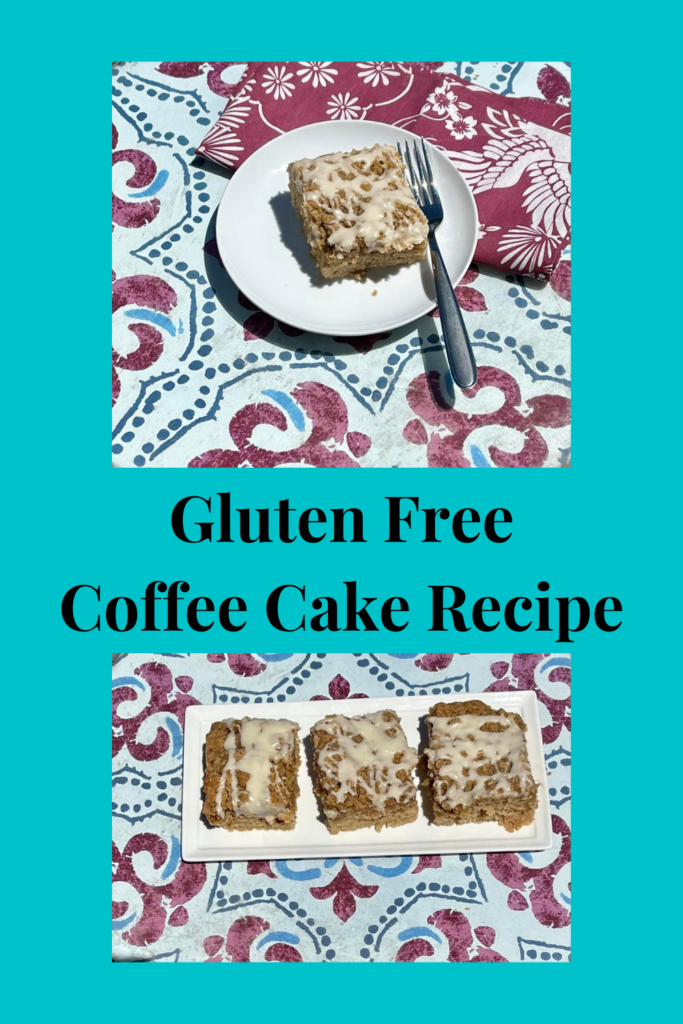 Your family will love it when you bake this gluten free coffee cake recipe. It's tender and moist with plenty of streusel!