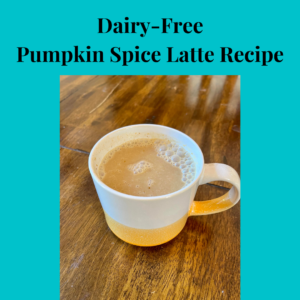 The famous Startbucks PSL isn't very allergy-friendly. Now you can use this recipe to make your own dairy-free pumpkin spice latte at home!