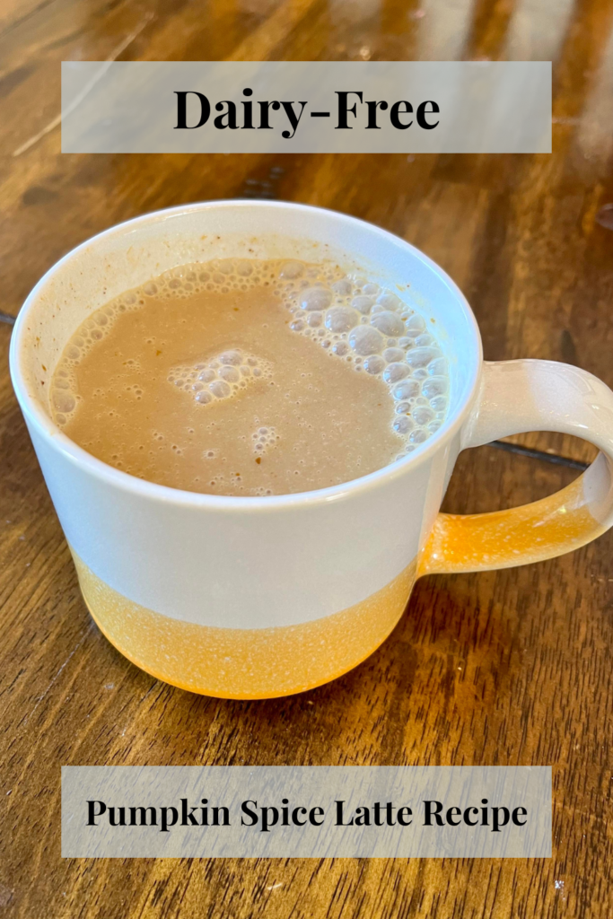 The famous Starbucks PSL isn't very allergy-friendly. Now you can use this recipe to make your own dairy-free pumpkin spice latte at home!