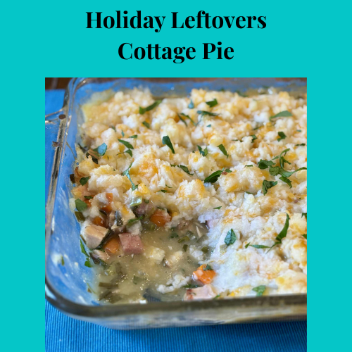 Turn holiday leftovers into a cozy, gluten-free cottage pie! This easy recipe reduces waste, stretches your budget, and keeps the comfort of the season alive.